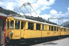 RhB (Rhätische Bahn), St. Moritz 15. July 2003